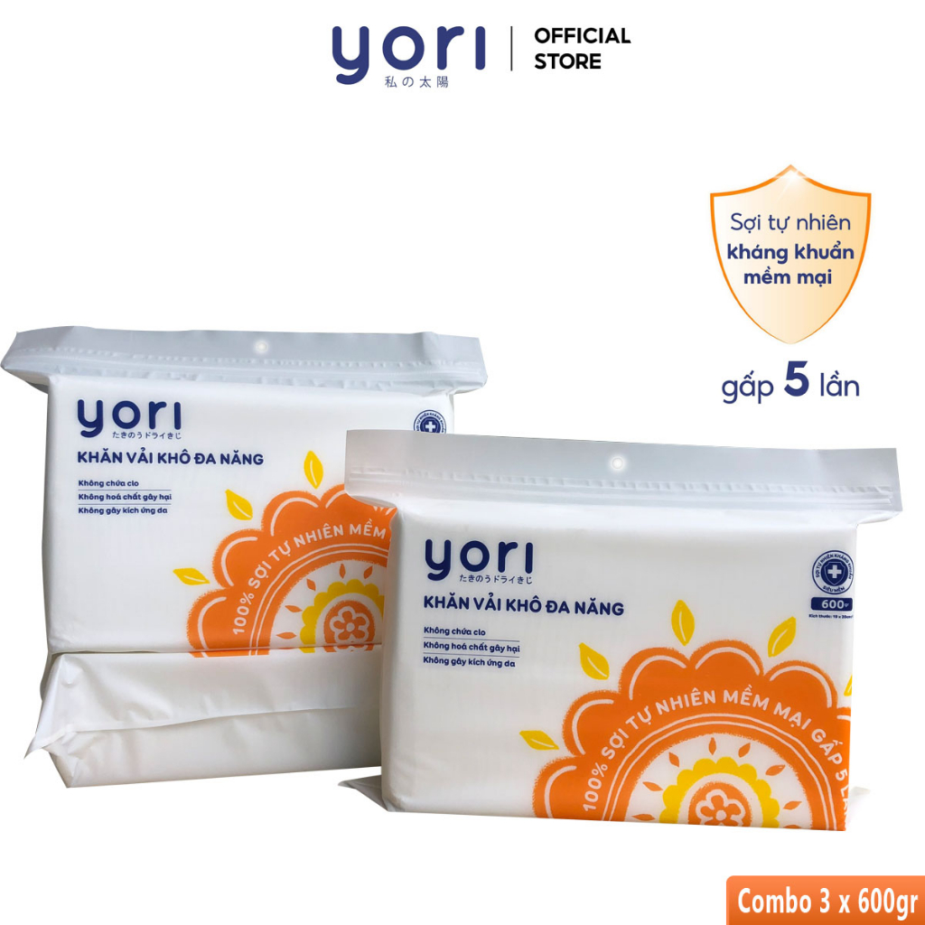 Khăn vải khô Yori 600gr